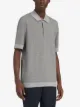 Ermenegildo Zegna two-tone polo shirt
