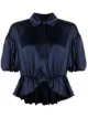 Image 1 of Simone Rocha ruffle-trim silk shirt