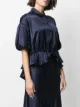 Simone Rocha ruffle-trim silk shirt