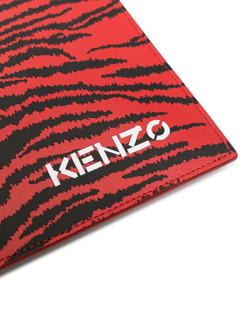 фото Kenzo клатч с тигровым принтом