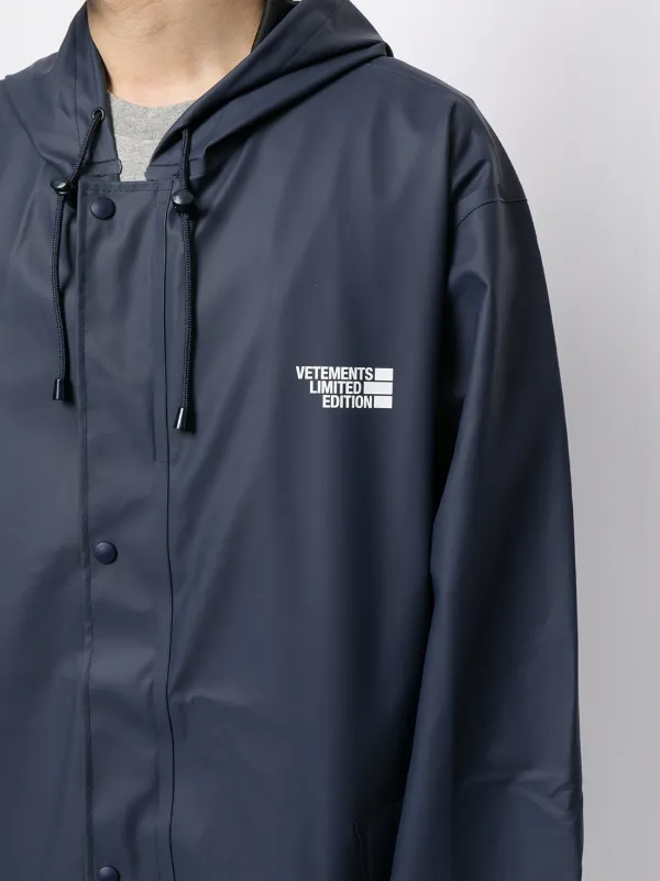 vetements rain jacket