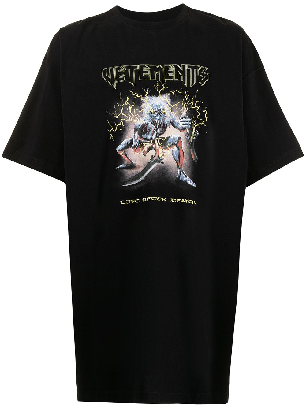 фото Vetements футболка life after death с графичным принтом