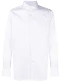 Xacus spread-collar cotton shirt - White