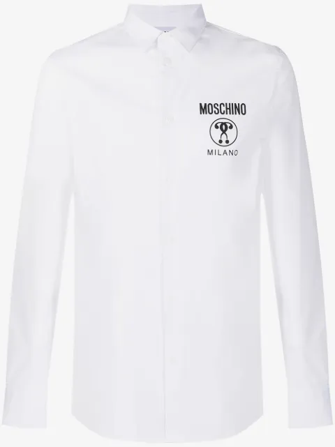 Moschino Double question mark print shirt