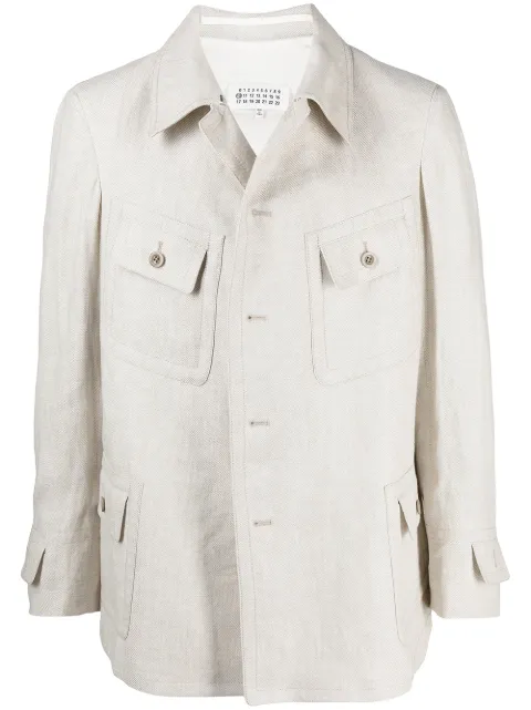 Maison Margiela single-breasted shirt jacket