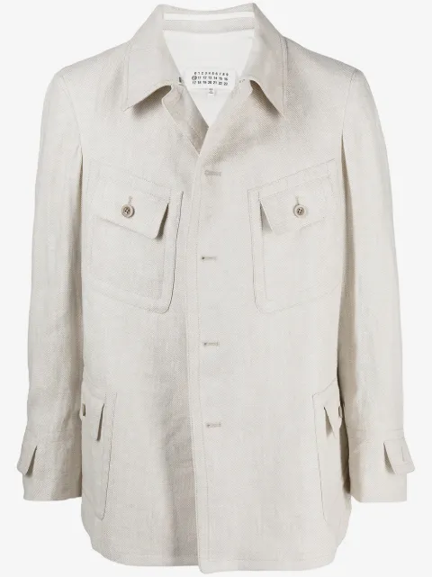 Maison Margiela single-breasted shirt jacket