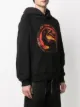 MJB Marc Jacques Burton dragon print hoodie