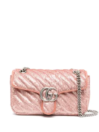 Gucci GG Marmont sequin-embellished Shoulder Bag - Farfetch