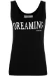 Image 1 of Alberta Ferretti slogan-print tank top