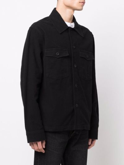 OUR LEGACY button-up shirt jacket black | MODES