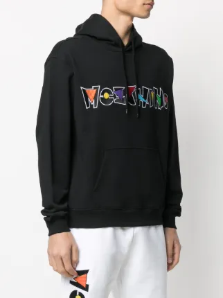 logo-embroidered hoodie展示图