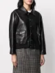 Maison Margiela faux leather single breasted jacket