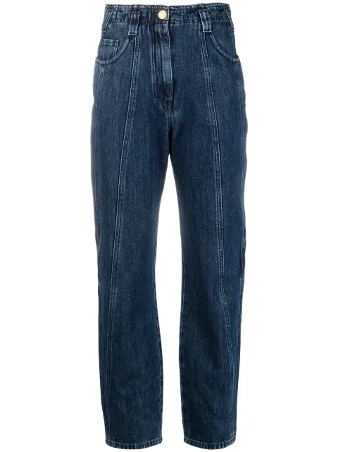 Alberta Ferretti high-rise straight jeans