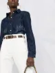 Alberta Ferretti straight-leg cotton trousers