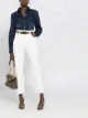 Image 2 of Alberta Ferretti straight-leg cotton trousers