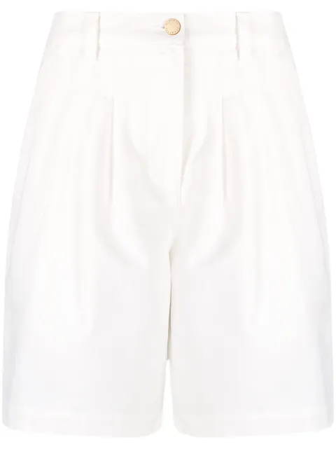 Alberta Ferretti shorts de mezclilla con tiro alto