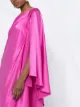 Alberta Ferretti one-shoulder draped silk gown