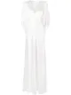 Image 1 of Alberta Ferretti long-sleeved silk maxi dress