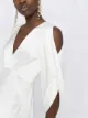 Alberta Ferretti long-sleeved silk maxi dress