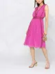 Image 2 of Alberta Ferretti sleeveless silk midi dress