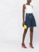 Image 2 of Alberta Ferretti lace-panelled sleeveless blouse