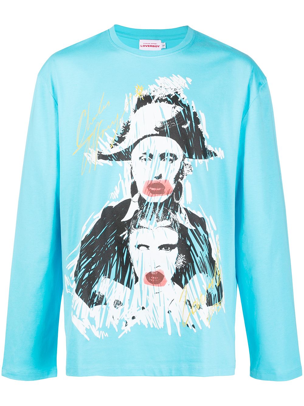 Charles Jeffrey Loverboy Graphic Print long-sleeve t-shirt - Farfetch