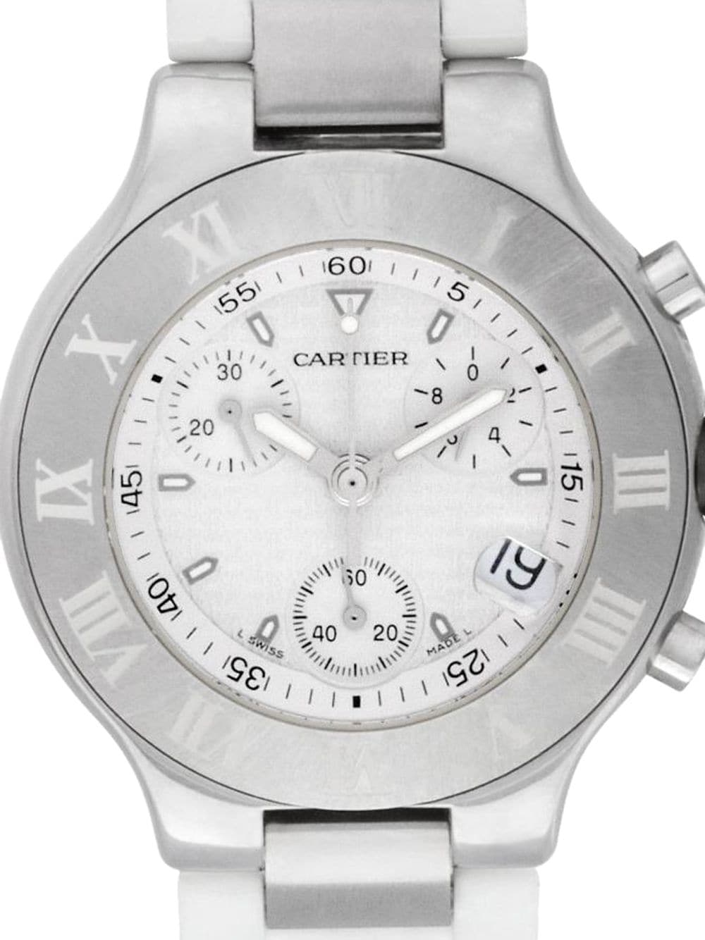 фото Cartier наручные часы must 21 pre-owned 38 мм 2005-го года
