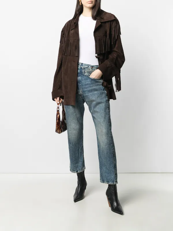 R13 クロスオハ クロッフト シンス R13W2048 735JASPER R13 Crossover Jeans | Saks Fifth Avenue
