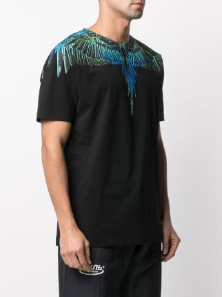 wing-print cotton T-shirt展示图