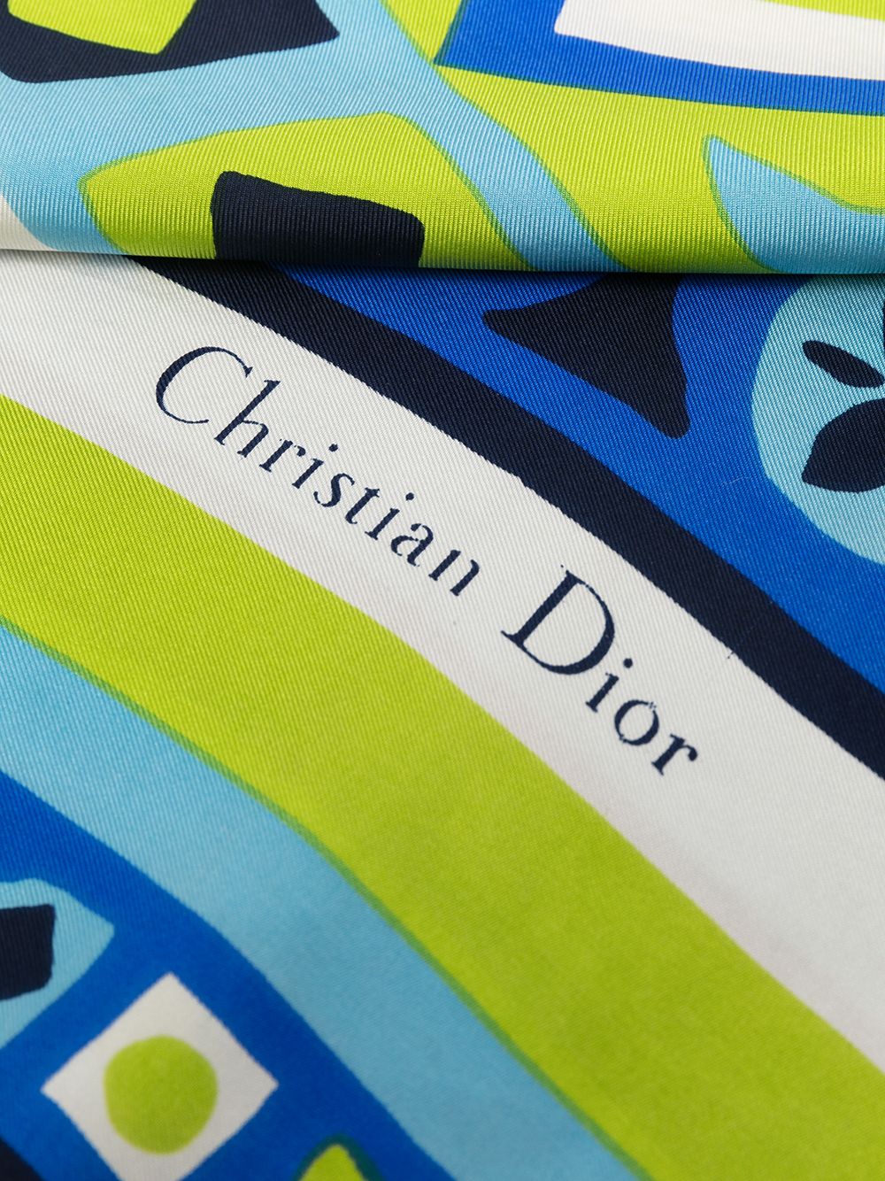 фото Christian dior платок pre-owned с принтом
