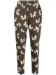 Image 1 of P.A.R.O.S.H. floral-print cropped cotton trousers