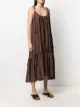 P.A.R.O.S.H. tiered silk midi dress