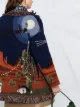 Alanui Western landscape fringed cardigan