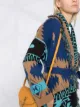 Alanui geometric-print fringed cardigan