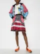 Image 2 of Mariah Esa logo-print pleated skirt