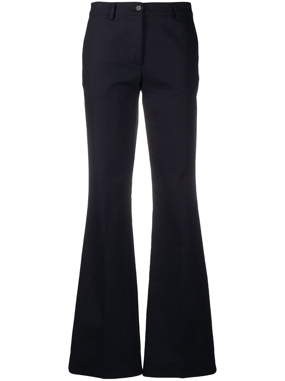 P.a.r.o.s.h Tailored Bootcut Trousers In Blue