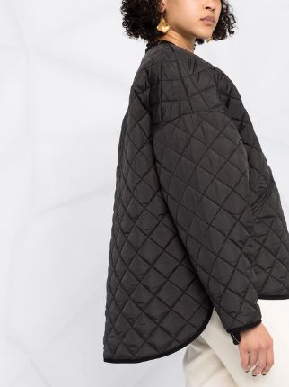 oversized quilted jacket展示图