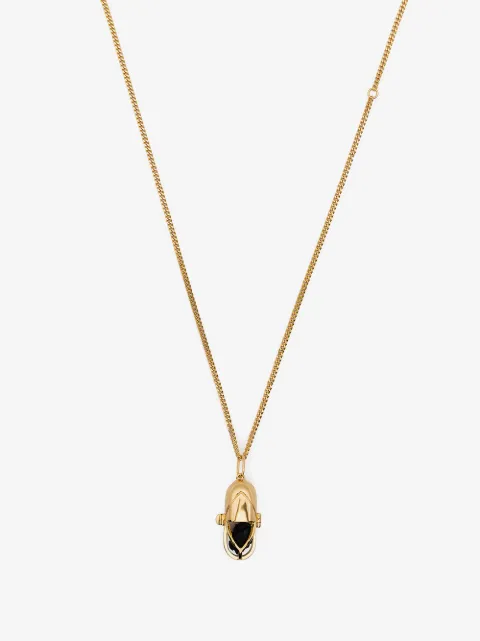 Capsule Eleven колье Capsule Crystal из позолоченного серебра с турмалином