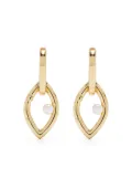 Capsule Eleven Eye Opener chain earrings - Gold