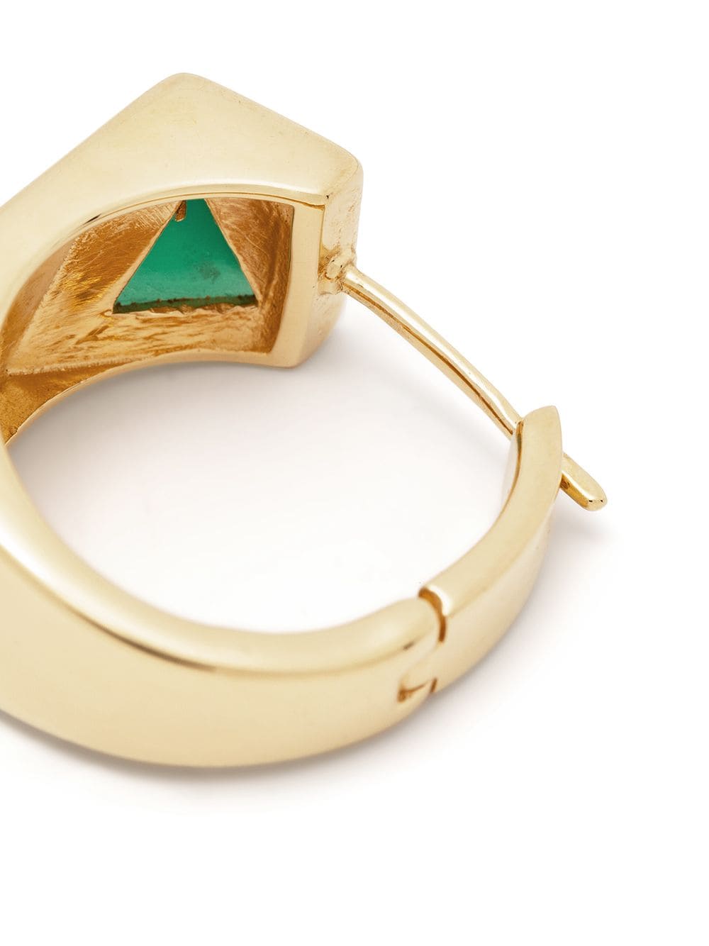 Shop Capsule Eleven Jewel Beneath Signet Earrings In Gold