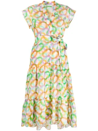 print Sleeveless Midi Dress - Farfetch