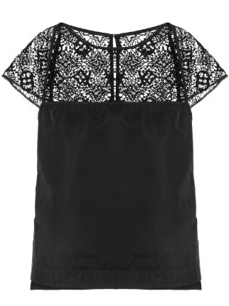Louis Vuitton pre-owned Monogram Embroidery Top - Farfetch