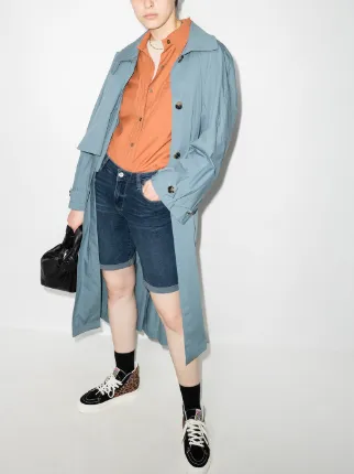 Jax knee-length denim shorts展示图