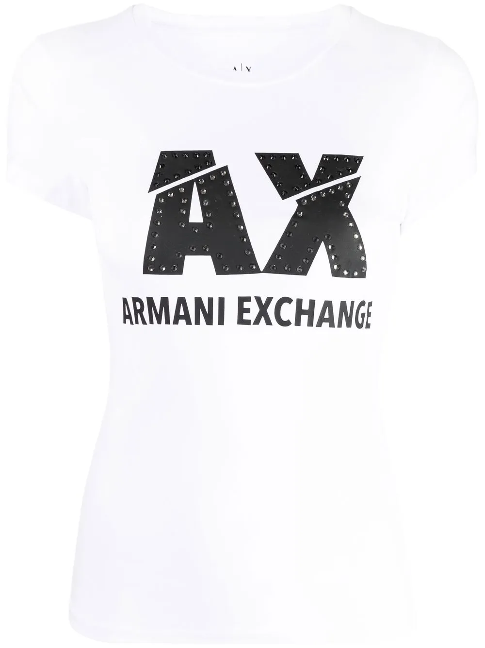 

Armani Exchange logo-print short-sleeve T-shirt - White