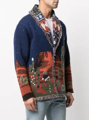 Christmas Eve Landscape cardigan 