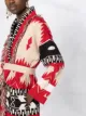 Alanui intarsia-pattern Icon cardi-coat