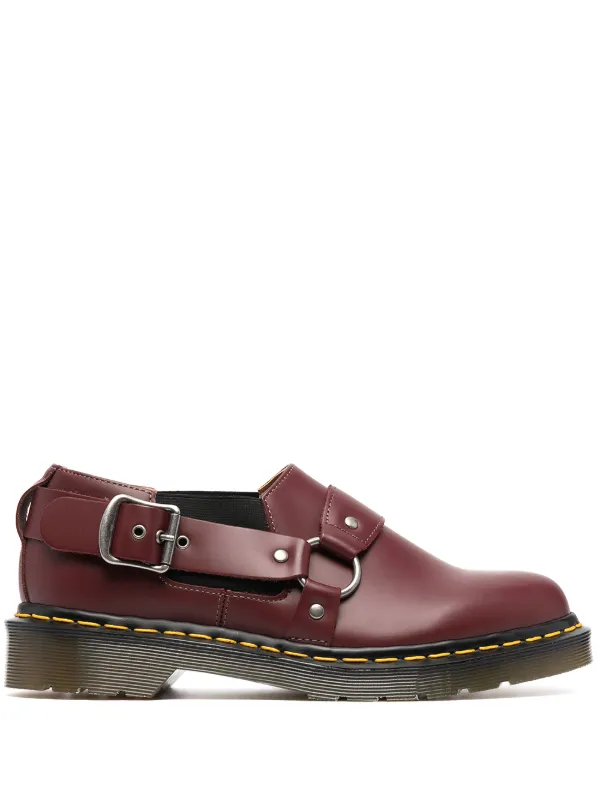Comme des Garçons Comme des Garçons Side-Buckle Brogues - Red