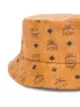 Image 2 of MCM all over logo print bucket hat