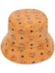 Image 1 of MCM all over logo print bucket hat