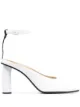 Image 1 of Nina Ricci square-toe high-heel pumps